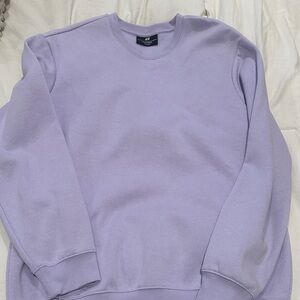 H&M Lavender Crewneck Sweater